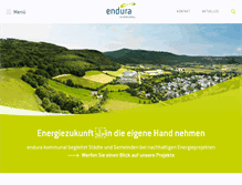 Tablet Screenshot of endura-kommunal.de